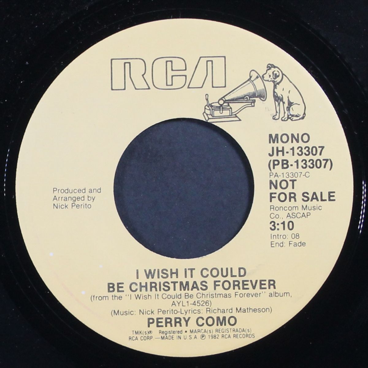 i wish it could be christmas forever by PERRY COMO