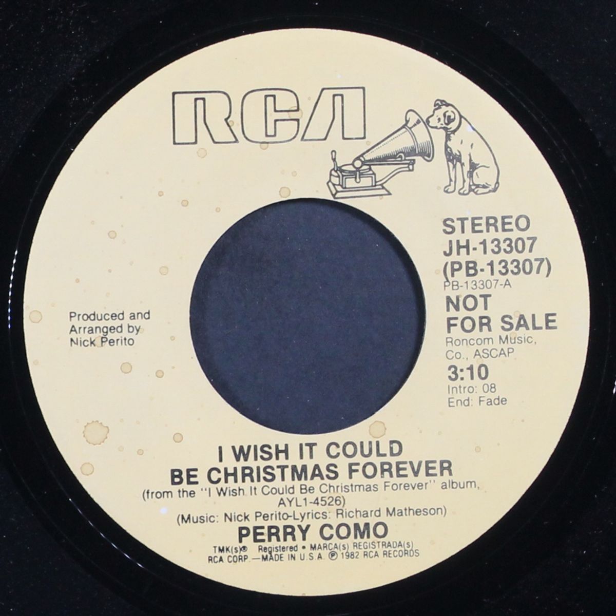 i wish it could be christmas forever by PERRY COMO