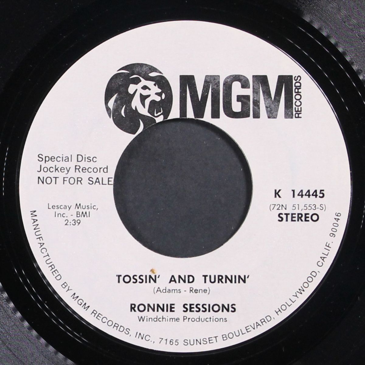 knock and ring and tap / tossin' and turnin' by RONNIE SESSIONS