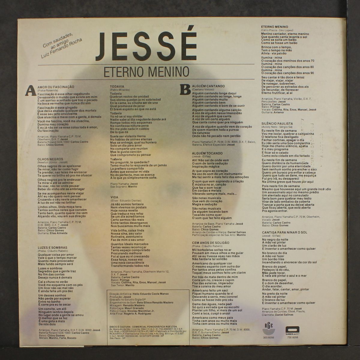eterno menino by JESSE