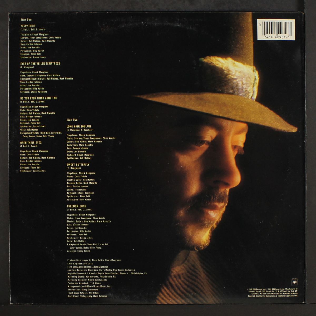 eyes of the veiled temptress by CHUCK MANGIONE