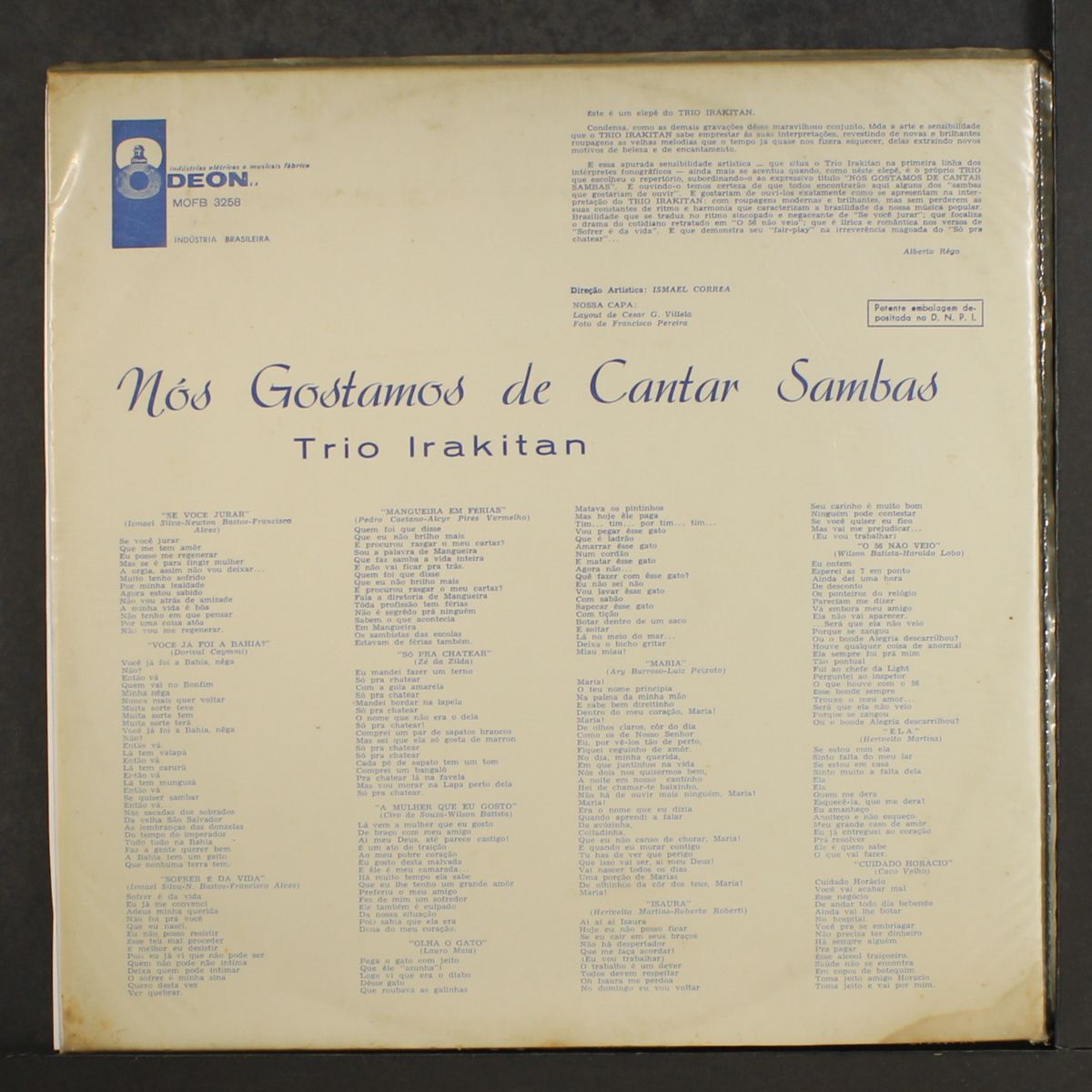 nos gostamos de cantar sambas by TRIO IRAKITAN
