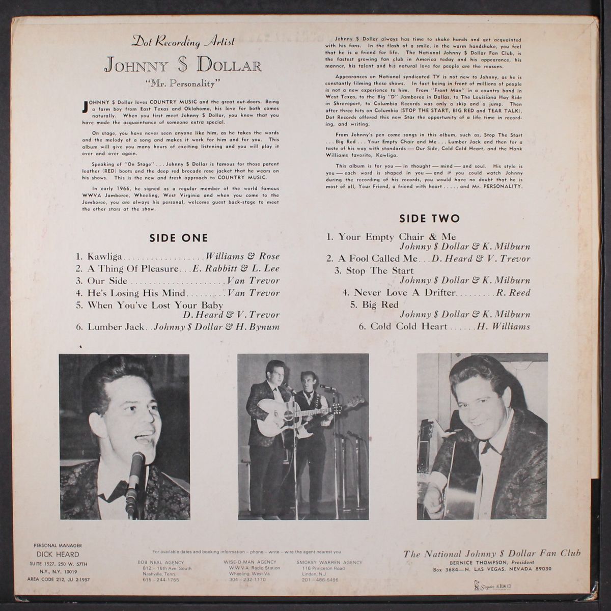 mr personality by JOHNNY DOLLAR