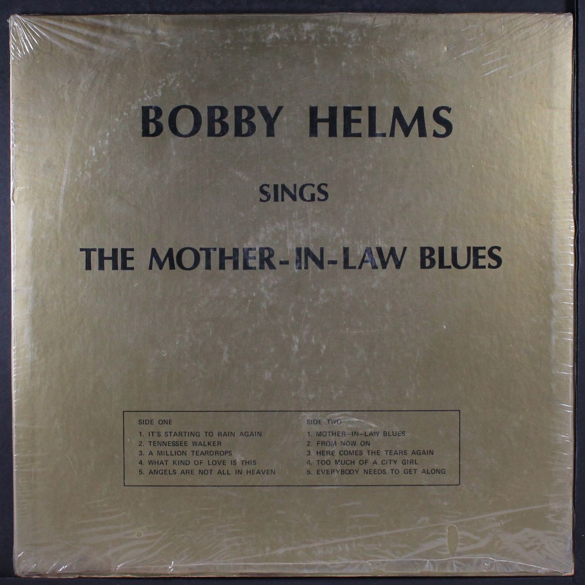 sings mother-in-law blues by BOBBY HELMS