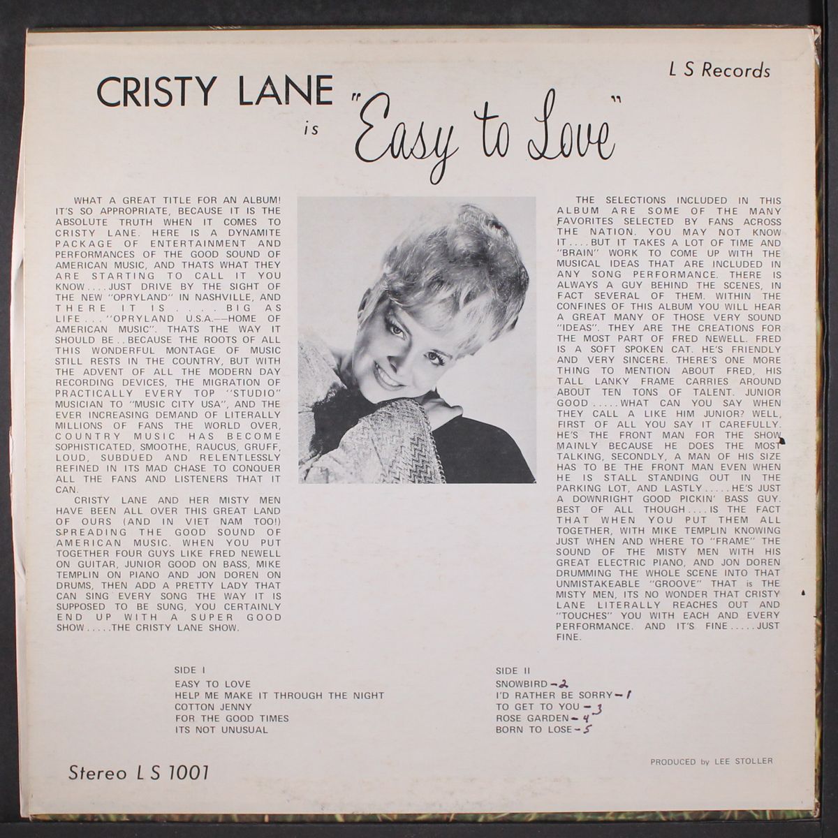 easy to love by CRISTY LANE