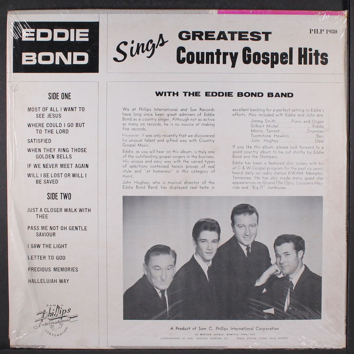 sings greatest country gospel hits by EDDIE BOND