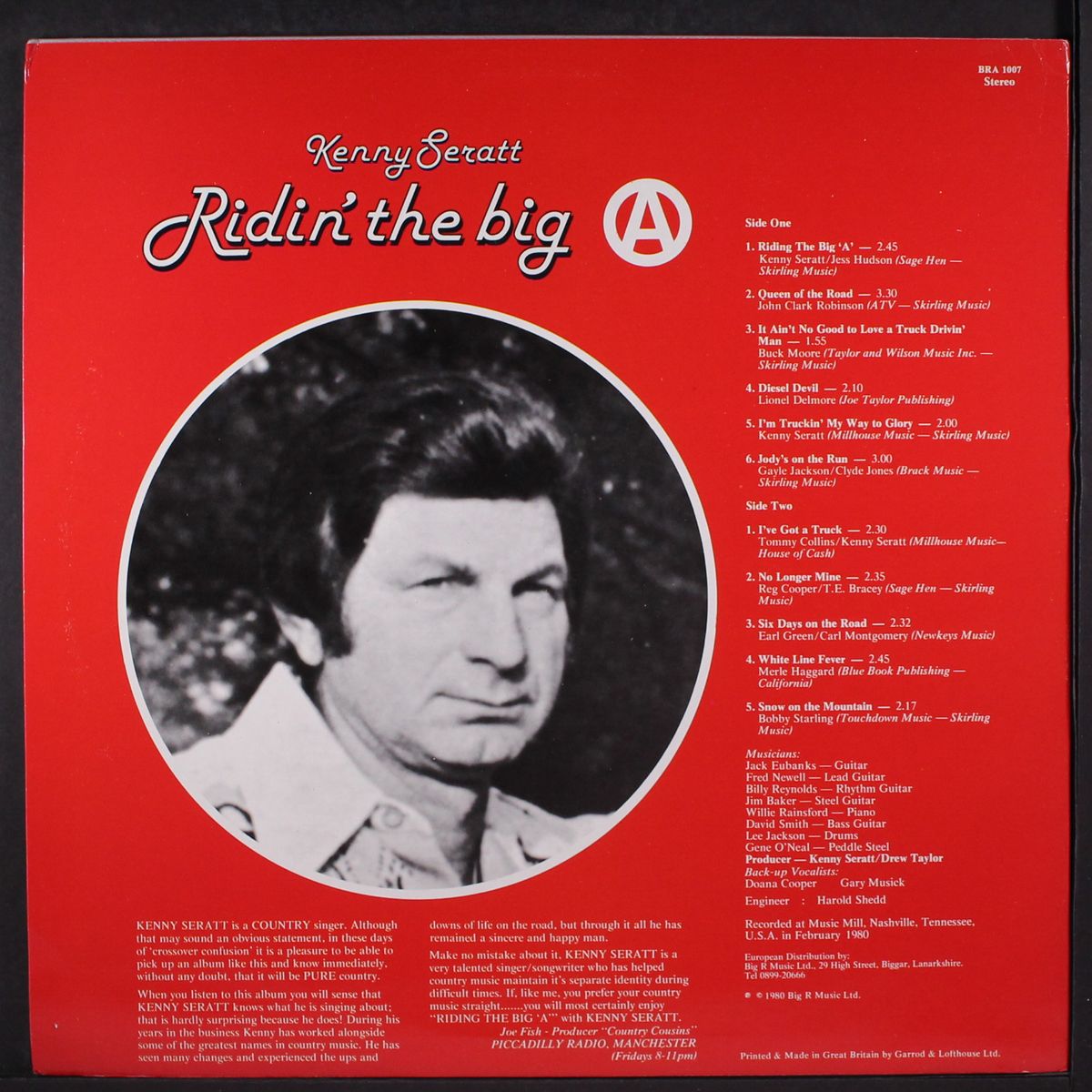 ridin' the big a by KENNY SERATT