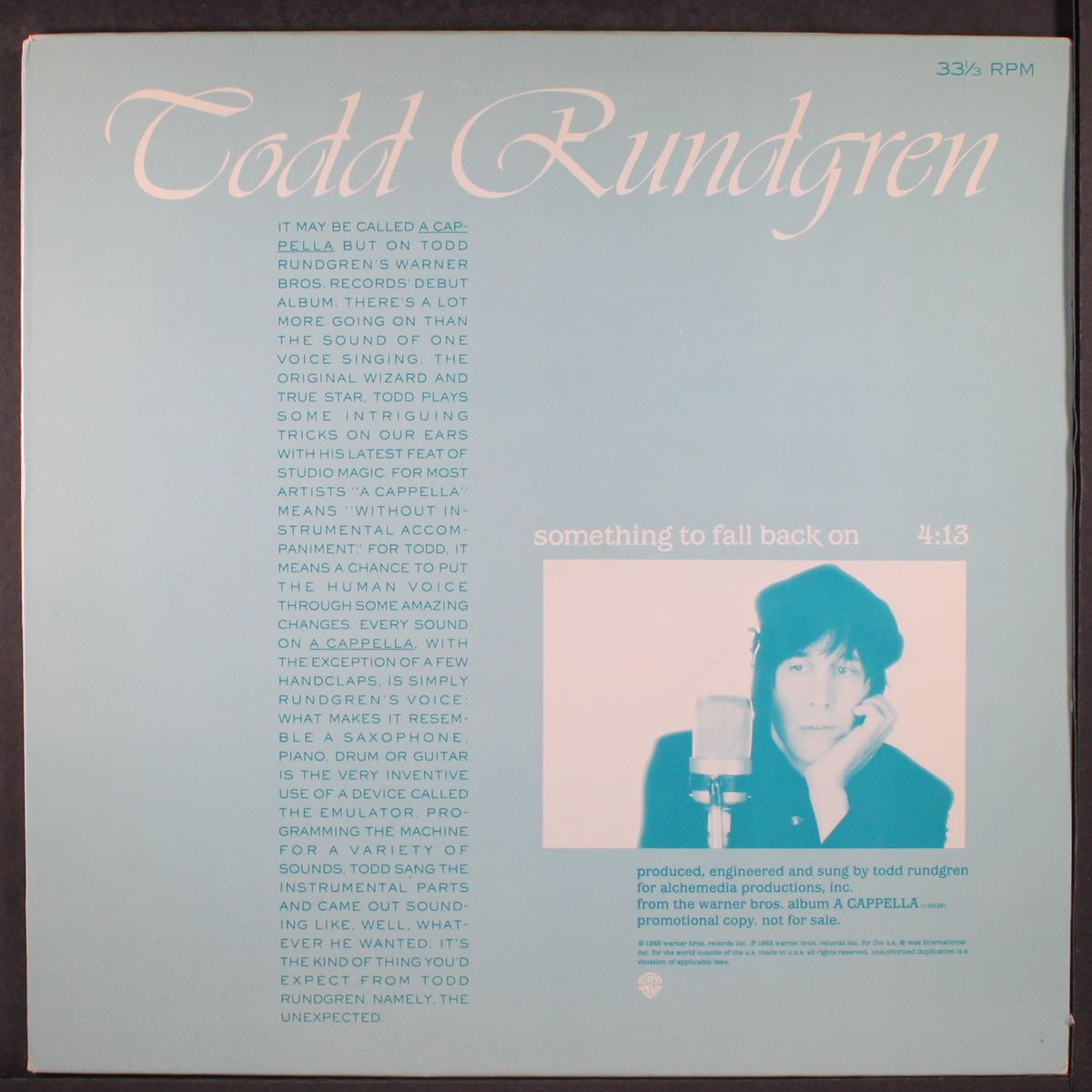 something to fall back on / same by TODD RUNDGREN