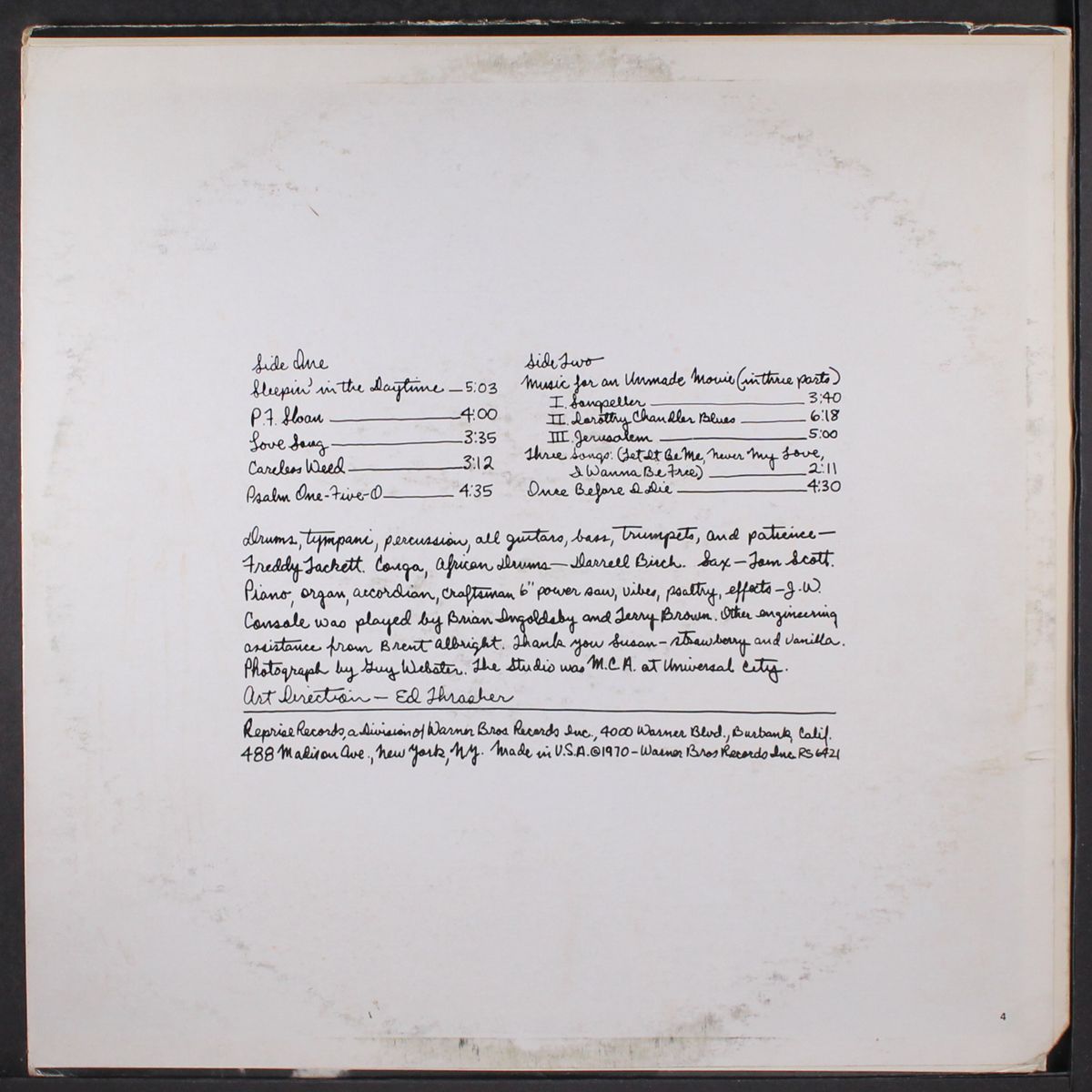 words and music by JIMMY WEBB