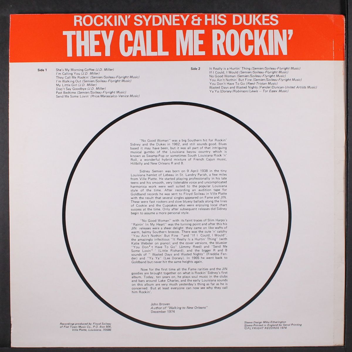 they call me rockin' by ROCKIN' SYDNEY