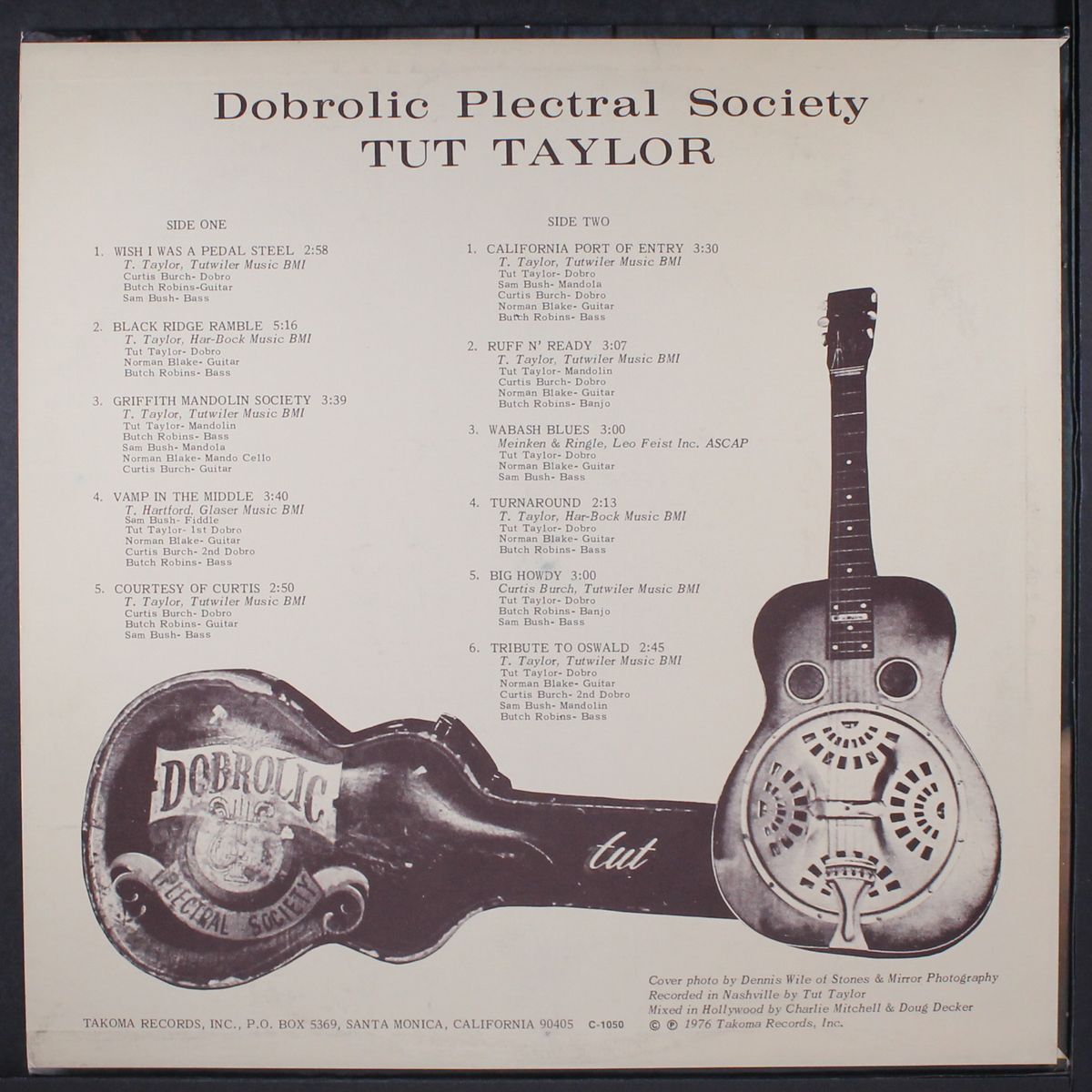 dobrolic plectral society by TUT TAYLOR