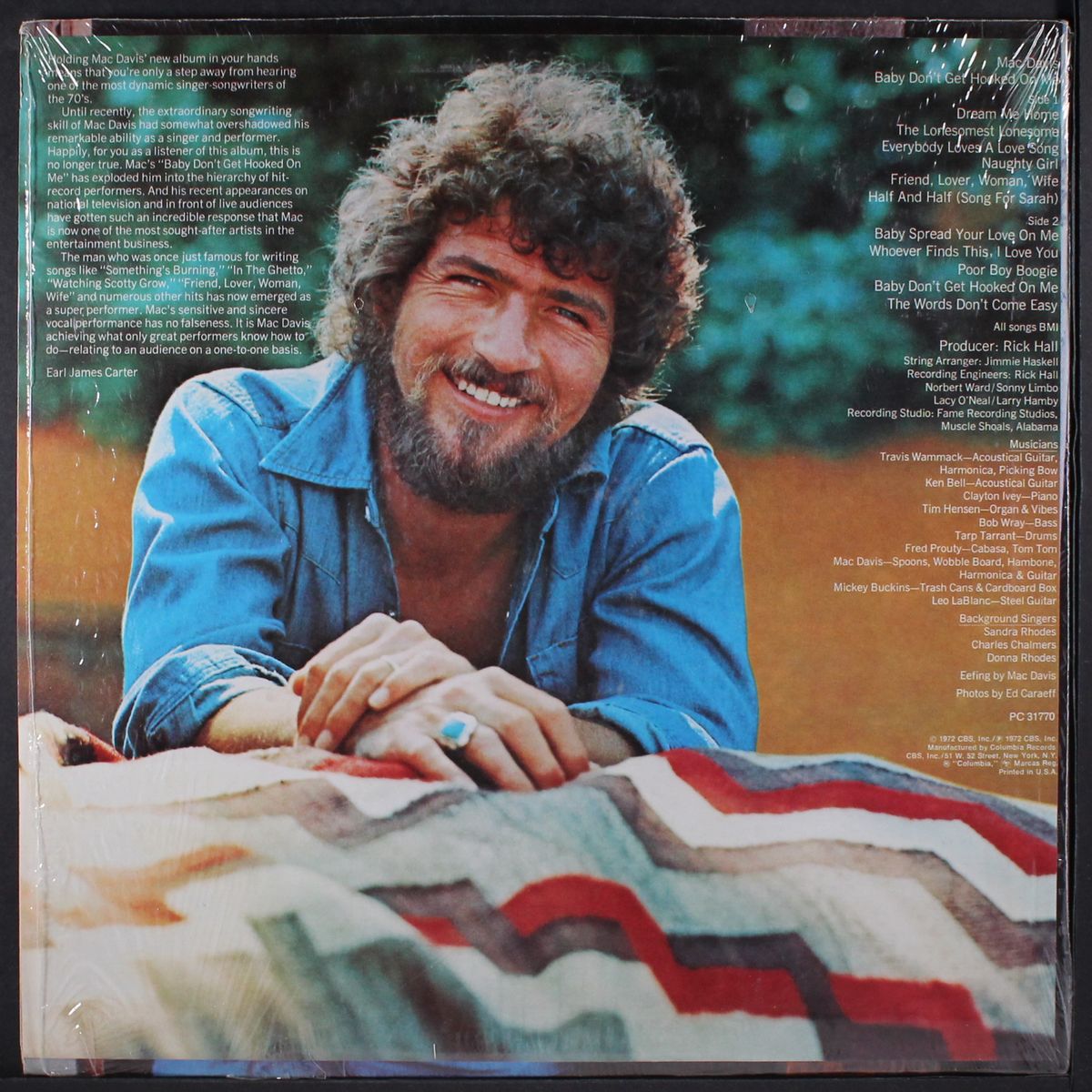 baby don't get hooked on me by MAC DAVIS