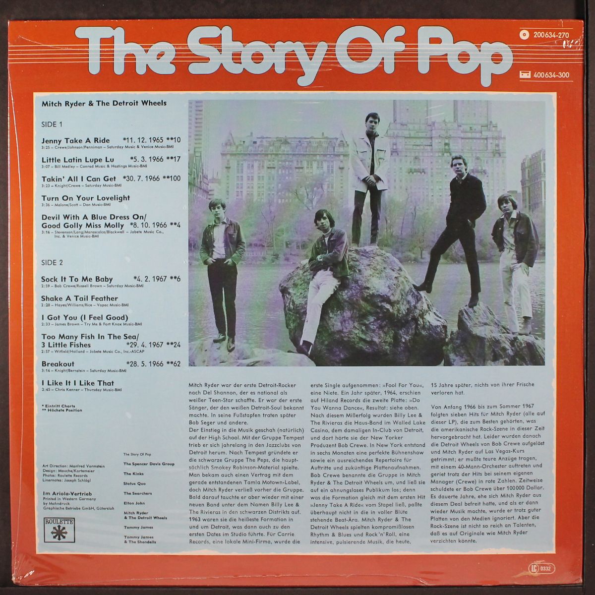 the story of pop by MITCH RYDER & DETROIT WHEELS