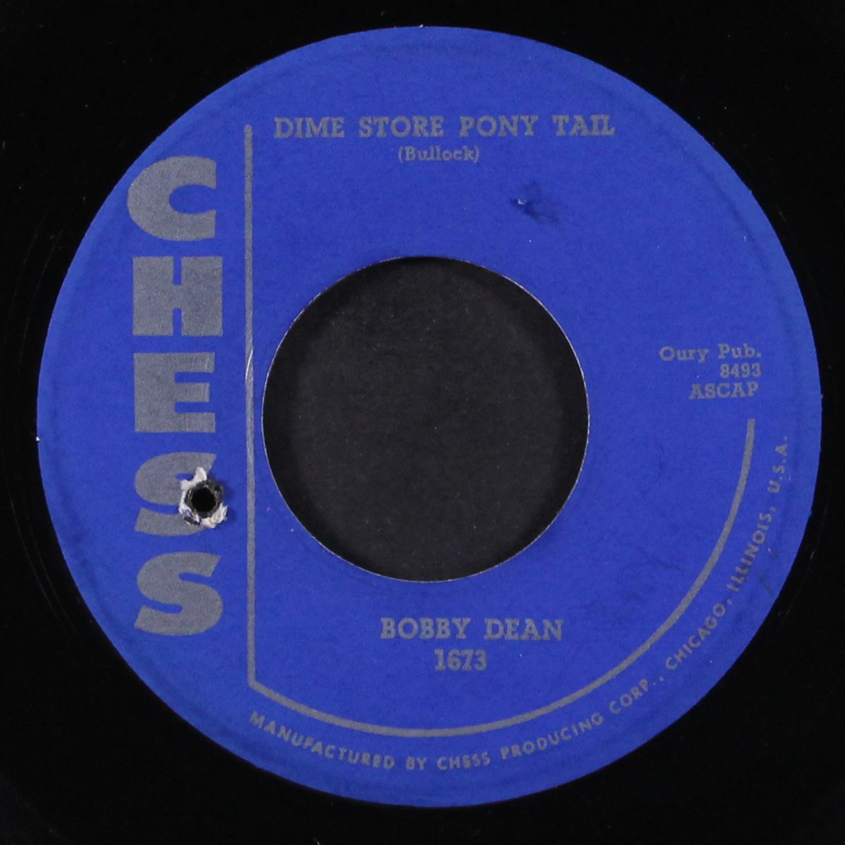 just go wild over rock and roll / dime store pony tail by BOBBY DEAN