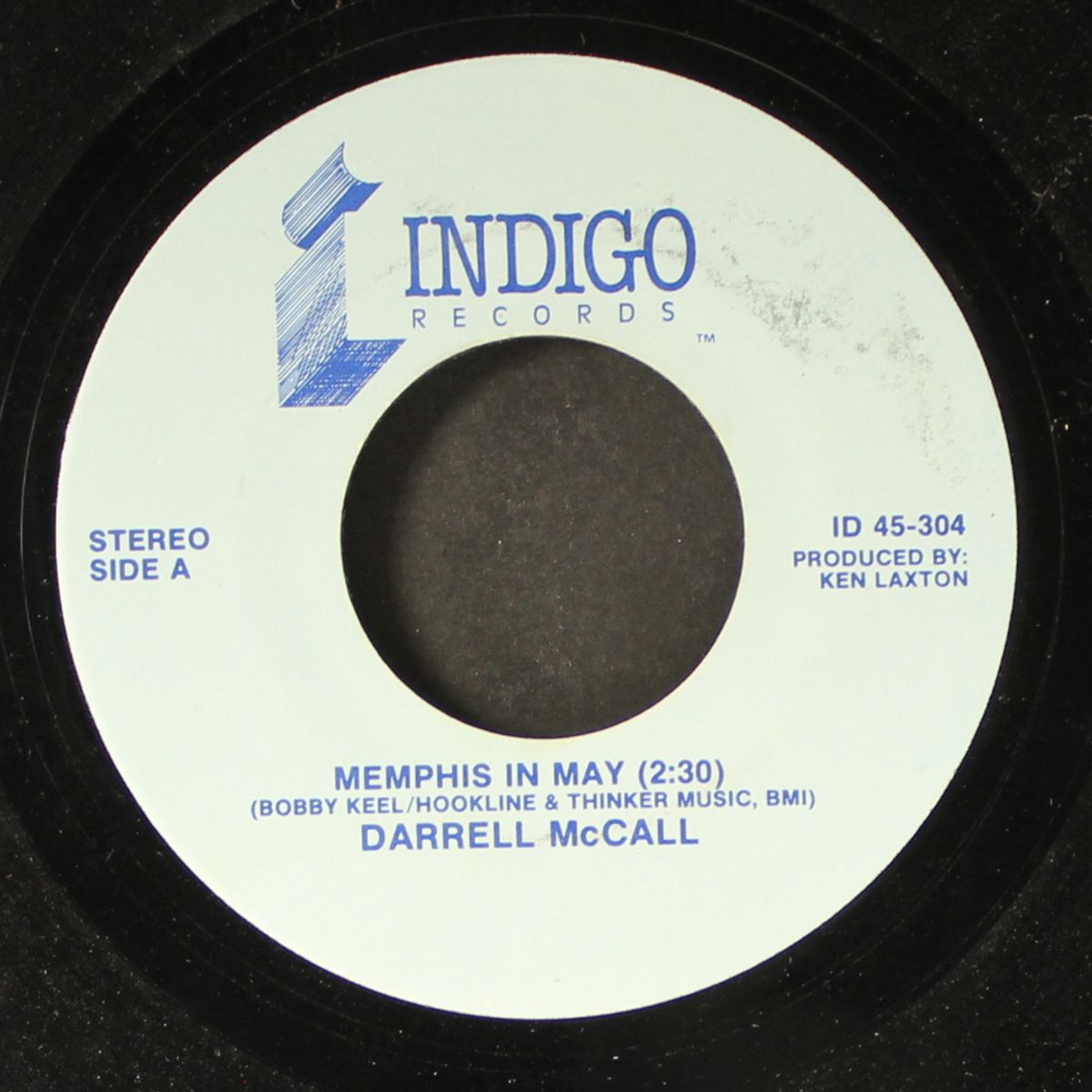 memphis in may / she calls me crazy by DARRELL MCCALL