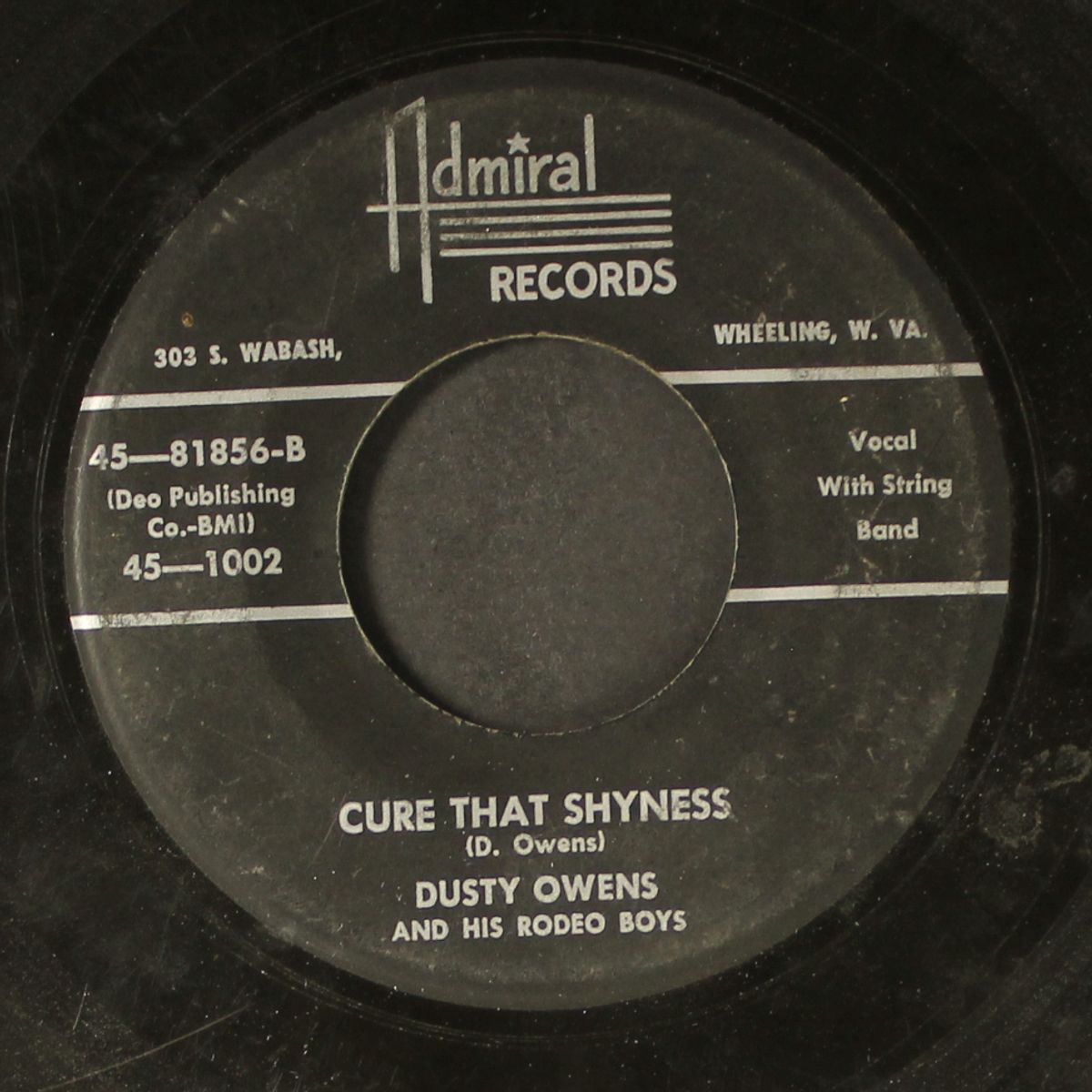 cure that shyness / place for homeless hearts by DUSTY OWENS
