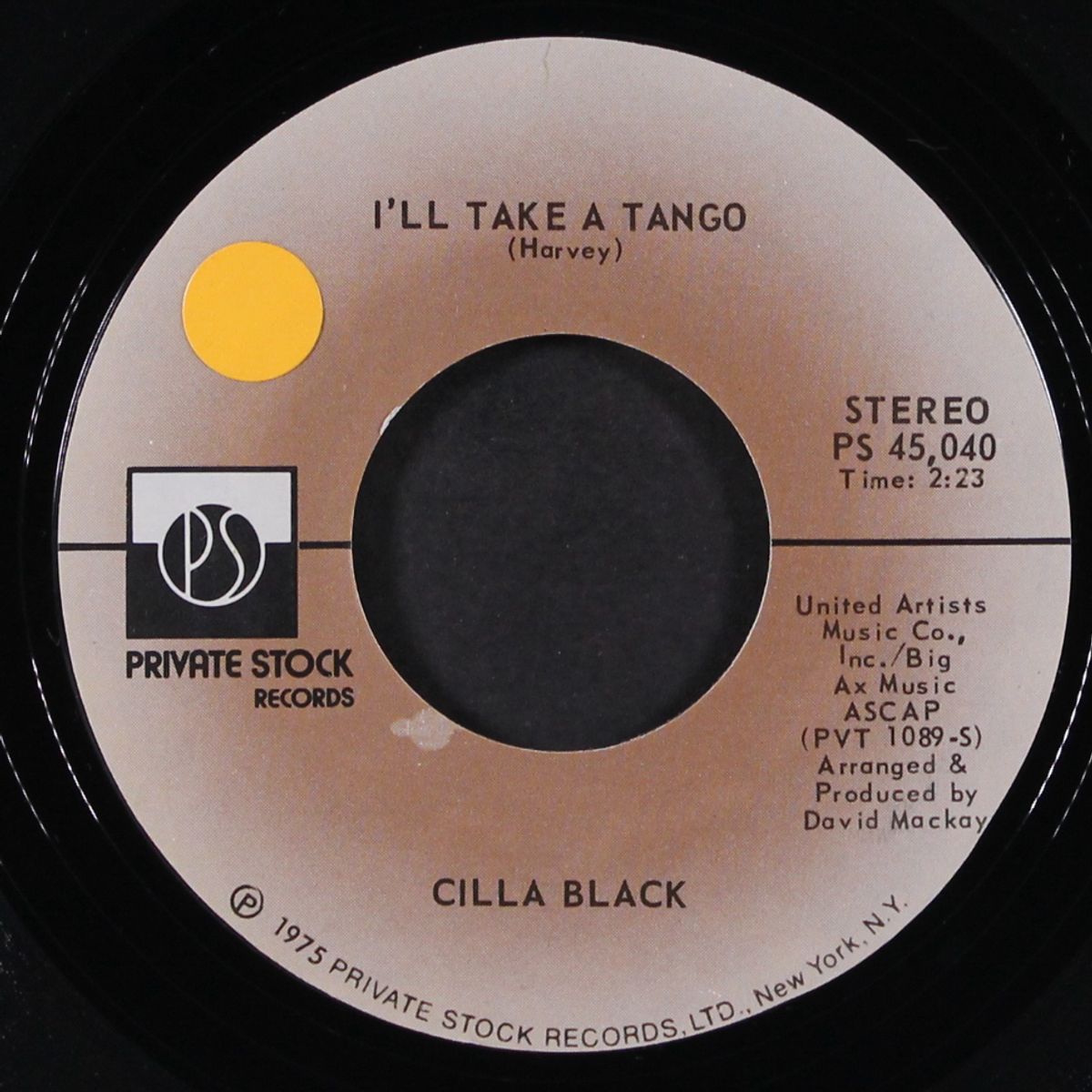 i'll take a tango / to know him is to love him by CILLA BLACK