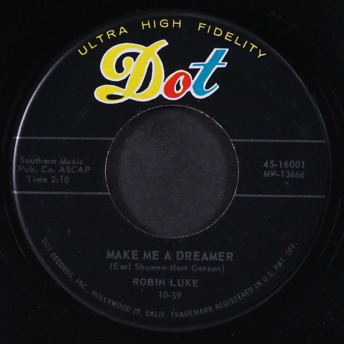 walkin' in the moonlight / make me a dreamer by ROBIN LUKE