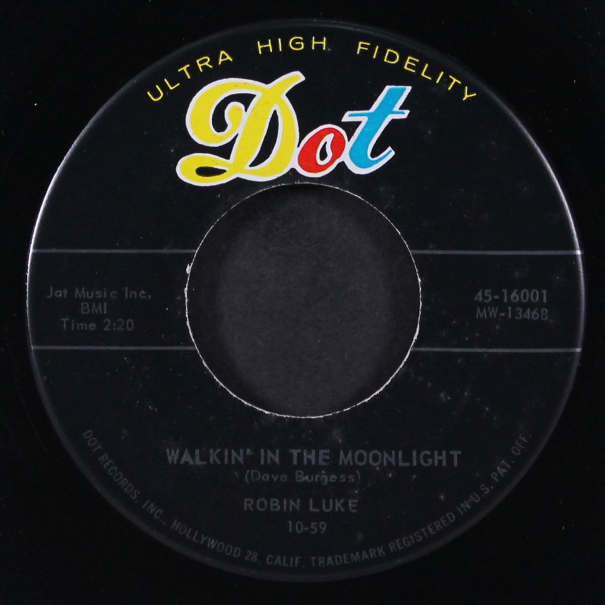 walkin' in the moonlight / make me a dreamer by ROBIN LUKE