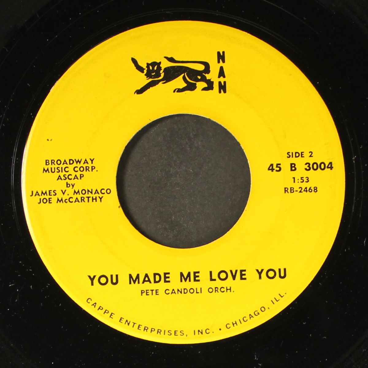 beetle bug jump / you made me love you by PETE CANDOLI