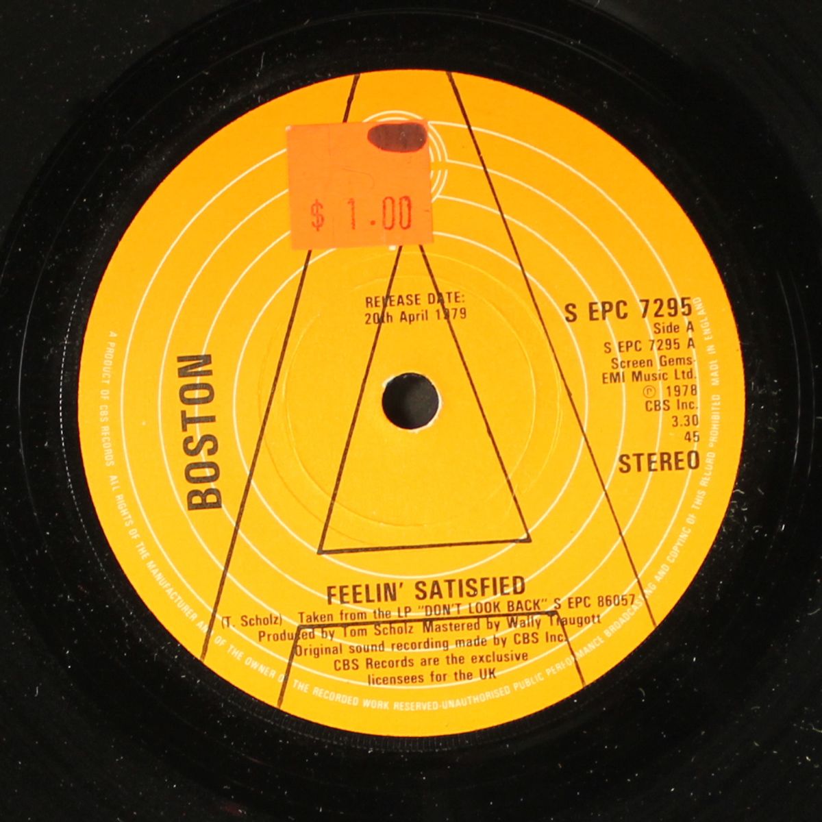feelin' satisfied / used to bad news by BOSTON
