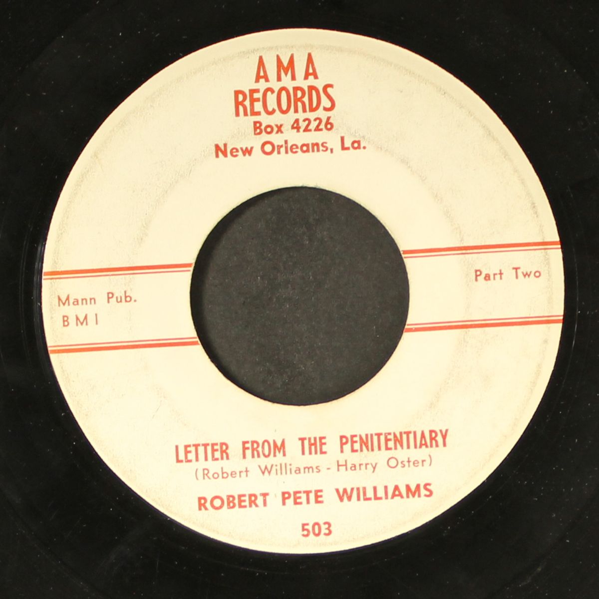 letter from the penitentiary / part 2 by ROBERT PETE WILLIAMS