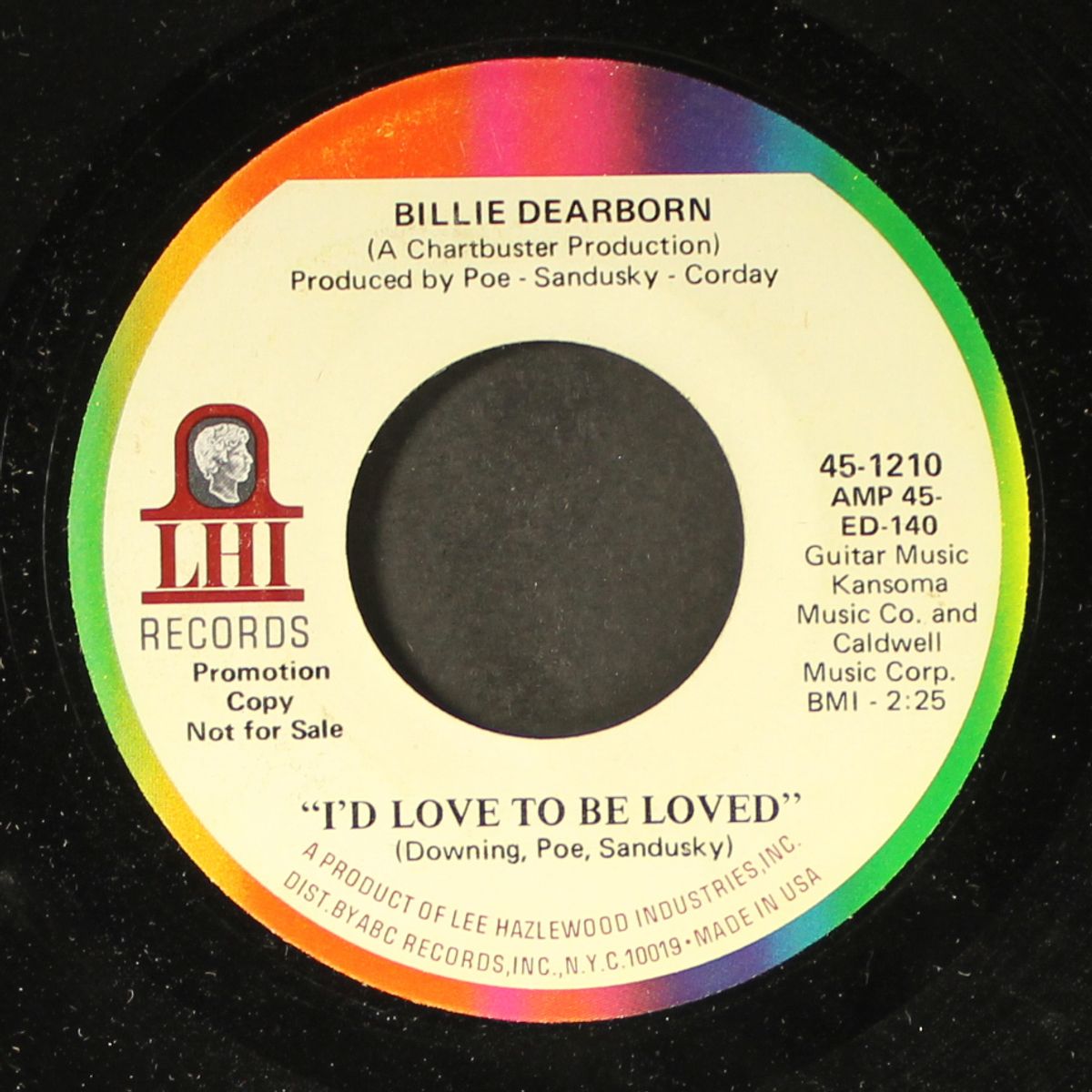 friday's child / i'd love to be loved by BILLIE DEARBORN