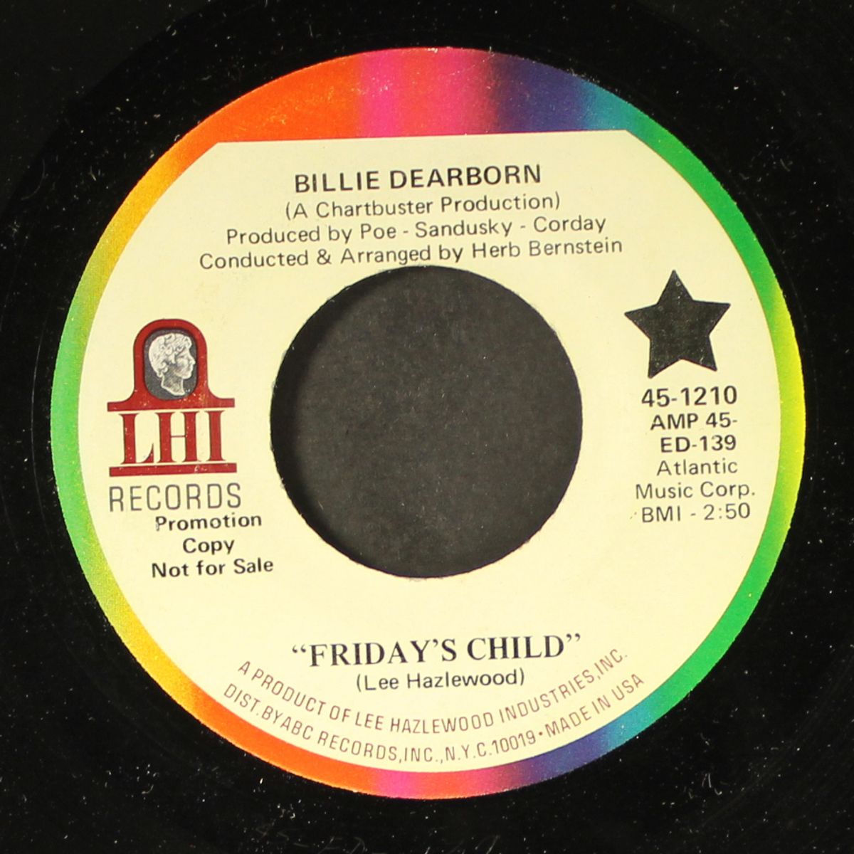 friday's child / i'd love to be loved by BILLIE DEARBORN