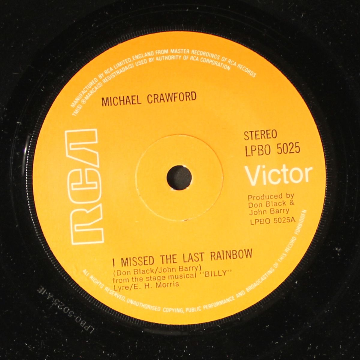 i missed the last rainbow by MICHAEL CRAWFORD
