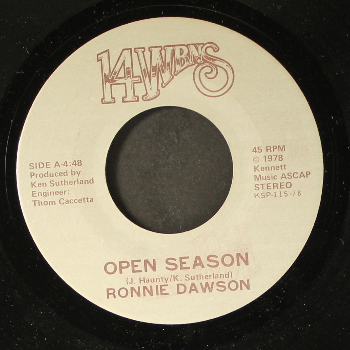hang on, woody / open season by RONNIE DAWSON