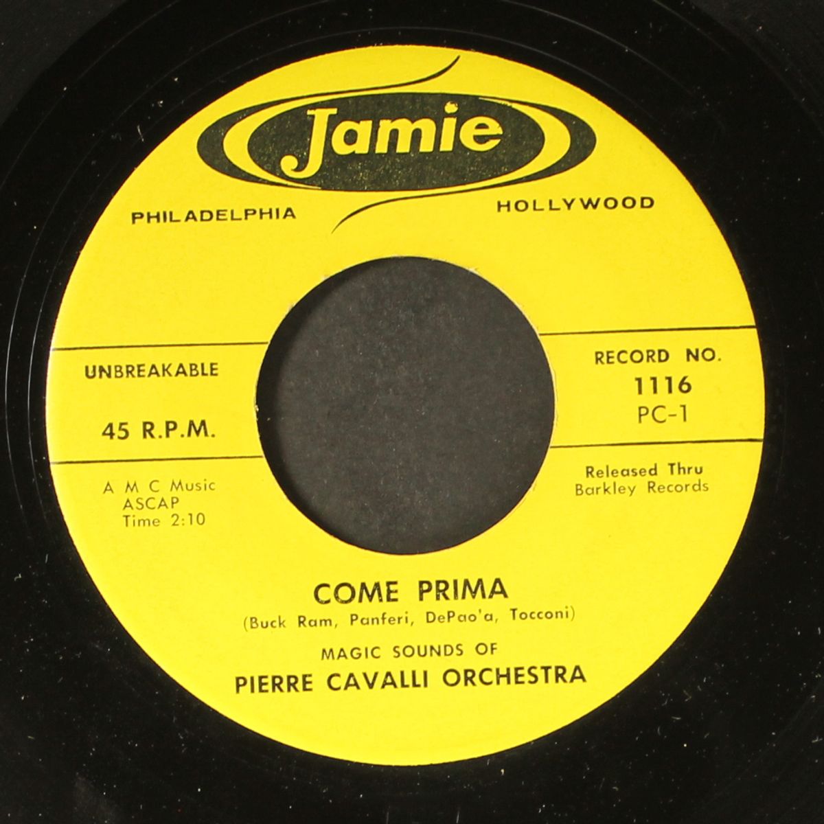 come prima / when by PIERRE CAVALLI