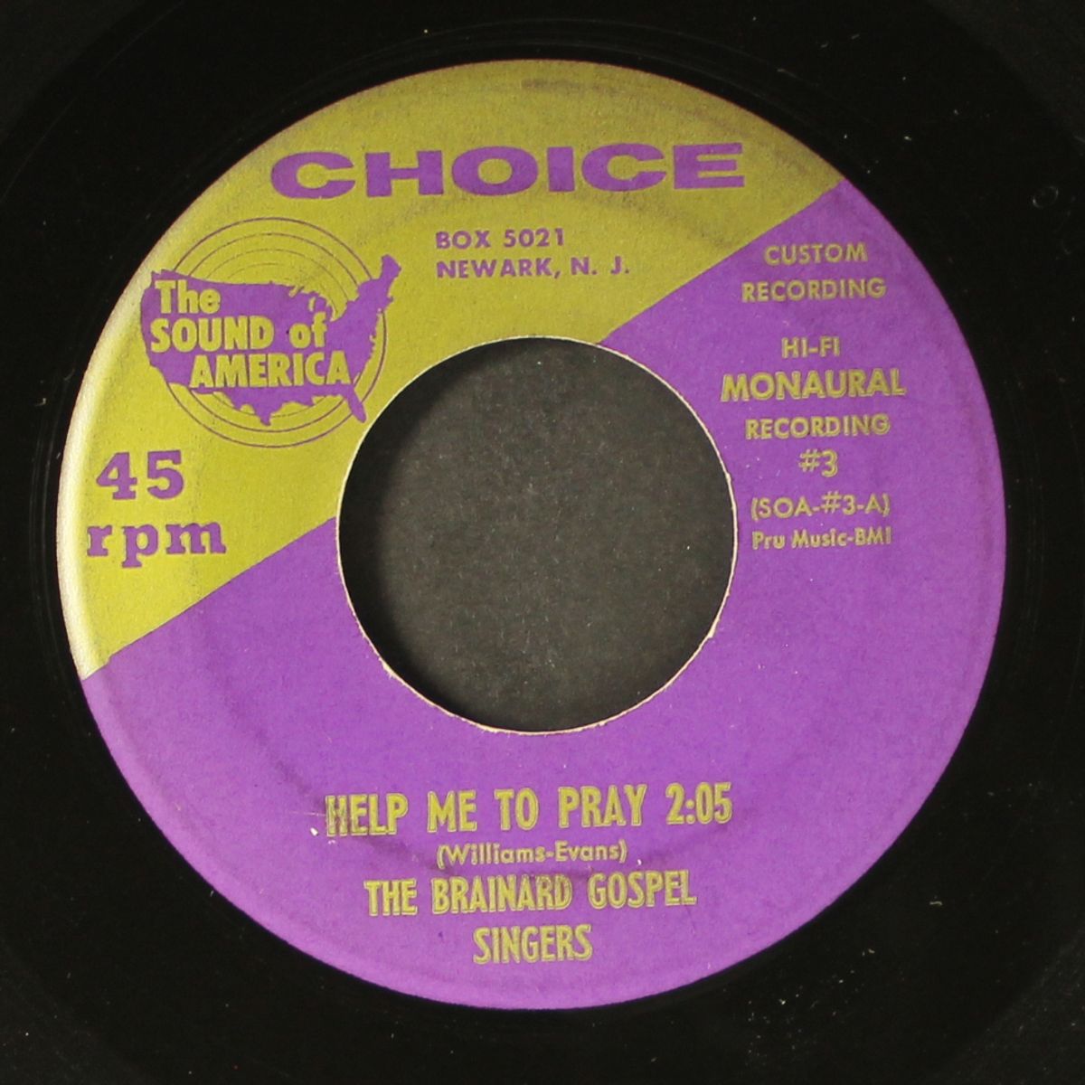 running to see the king / help me to pray by BRAINARD GOSPEL SINGERS