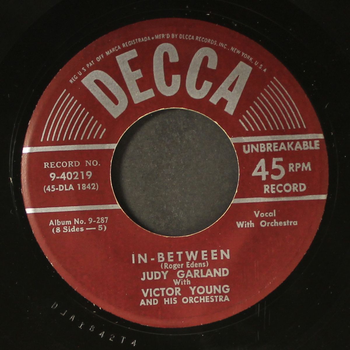 sweet sixteen / in-between by JUDY GARLAND & VICTOR YOUNG