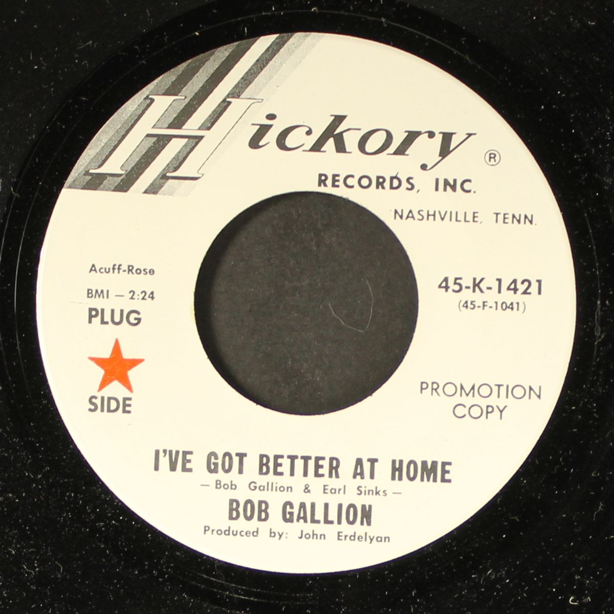 i've got better at home by BOB GALLION