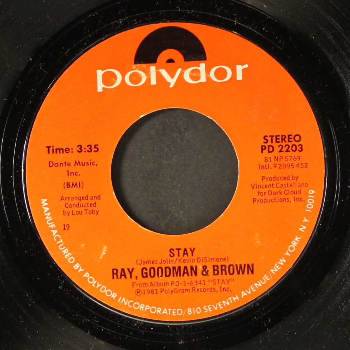 stay / good ole' days by RAY, GOODMAN & BROWN