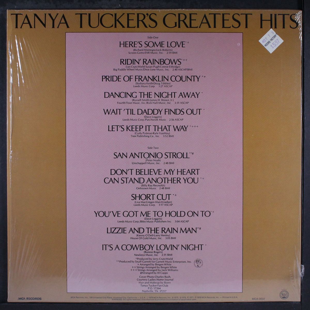 greatest hits by TANYA TUCKER