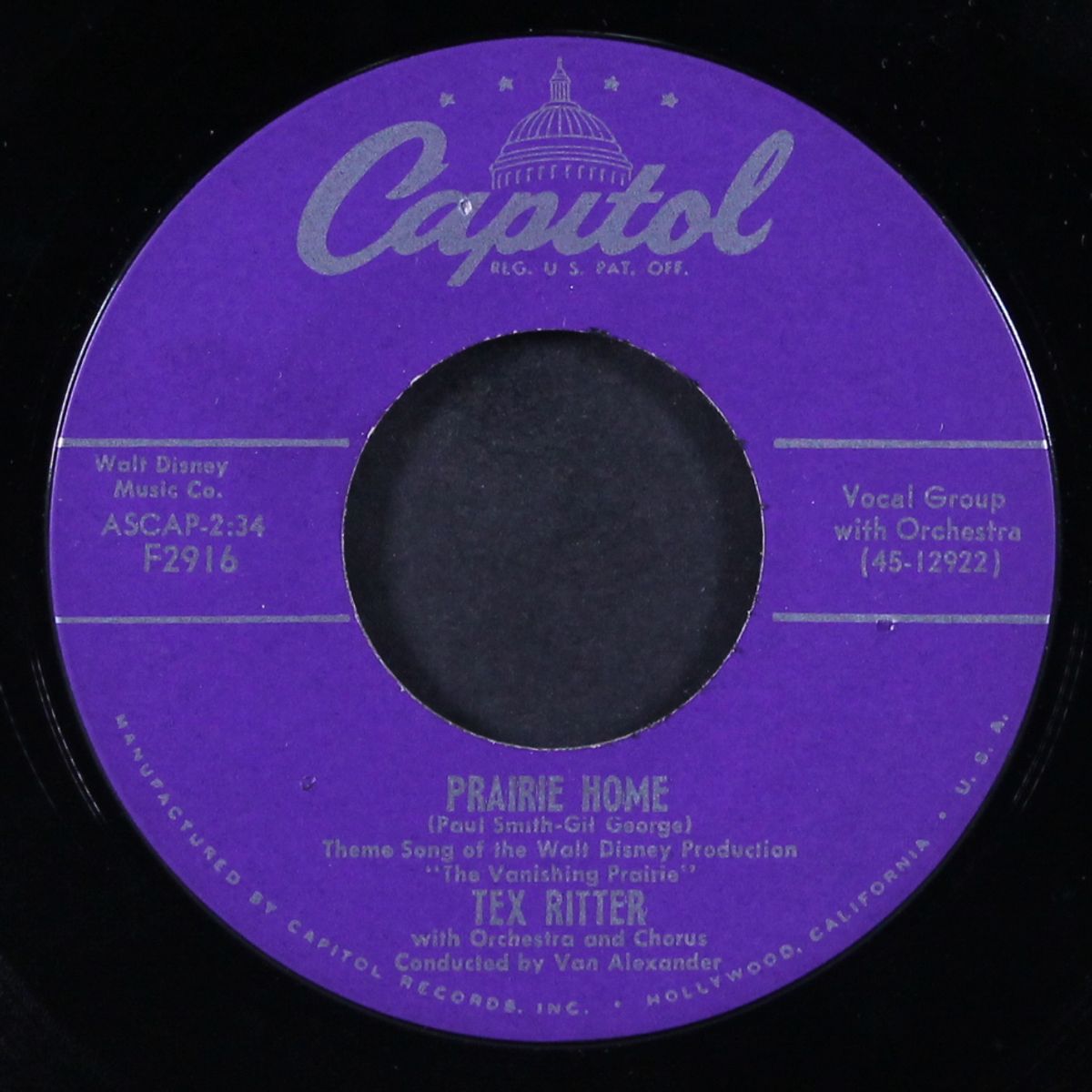 prairie home by TEX RITTER