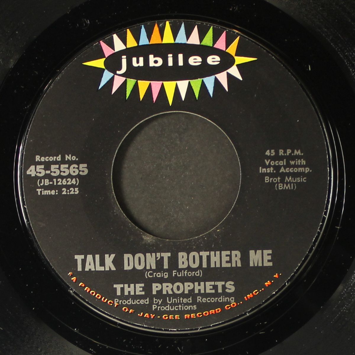 talk don't bother me / don't look back by PROPHETS