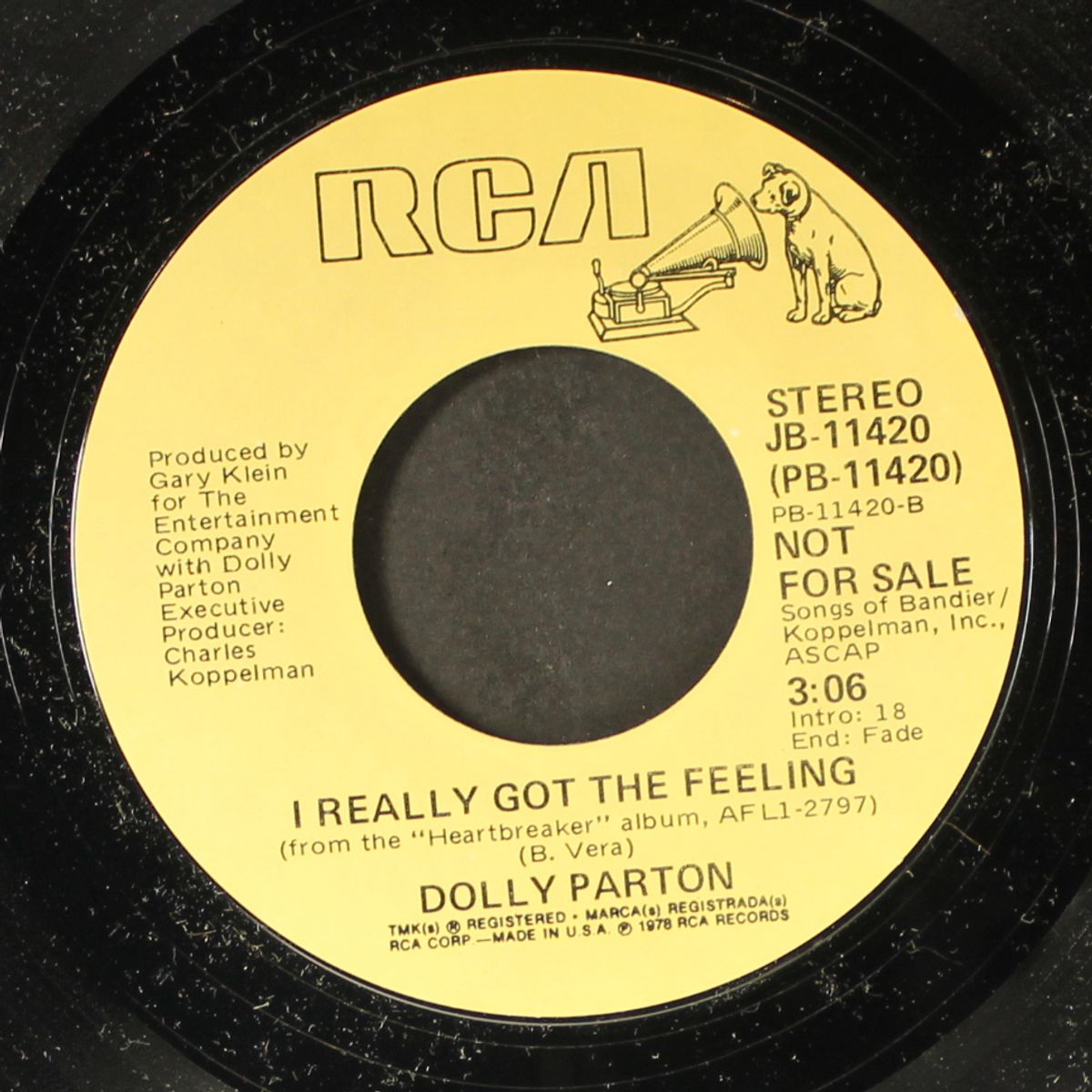 baby i'm burnin' / i really got the feeling by DOLLY PARTON