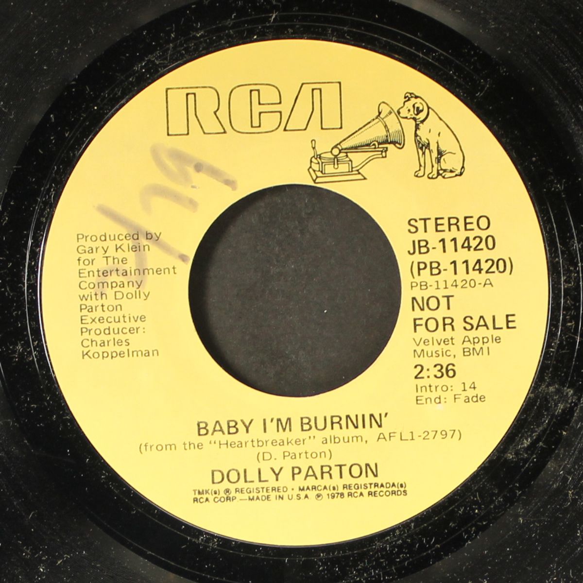 baby i'm burnin' / i really got the feeling by DOLLY PARTON