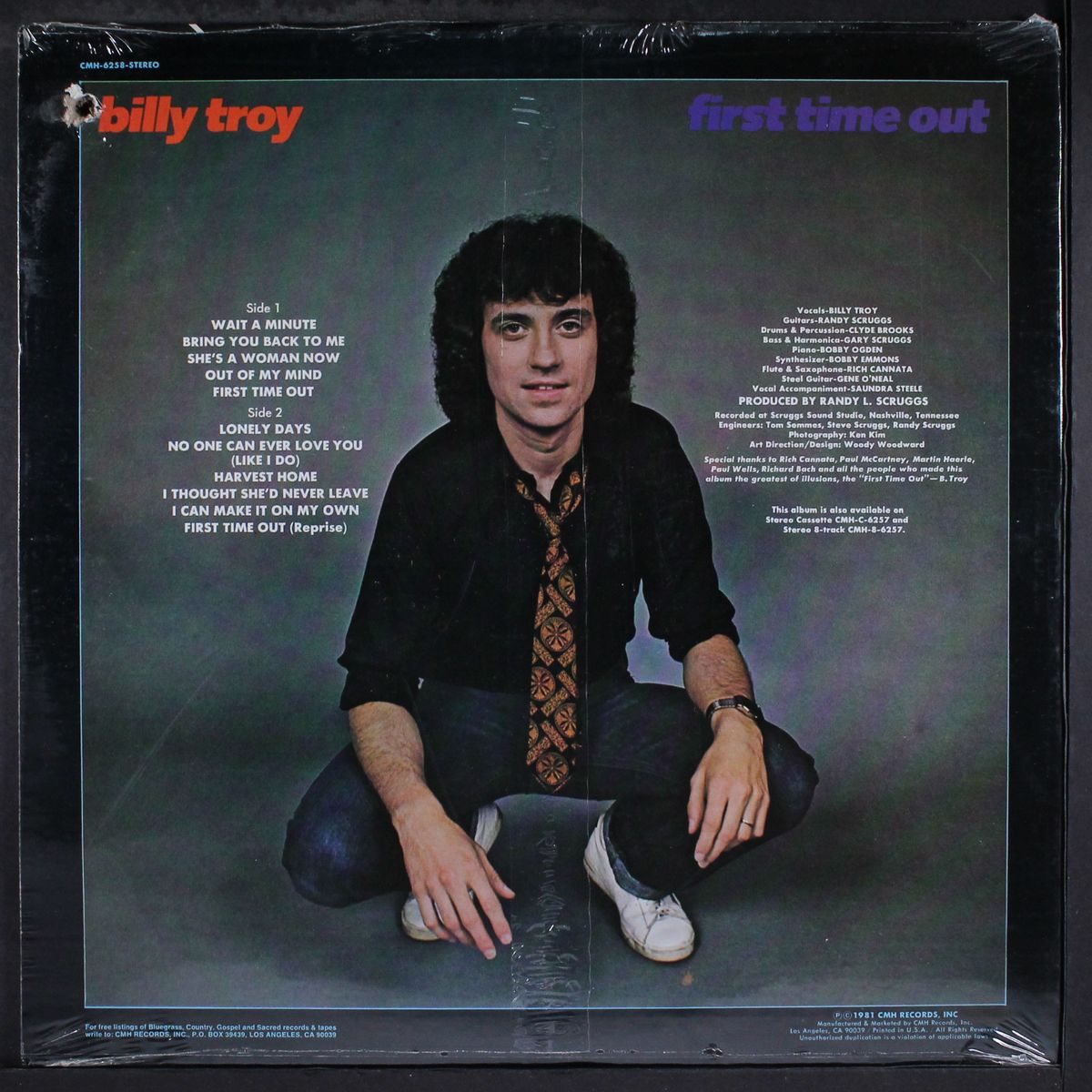 first time out by BILLY TROY