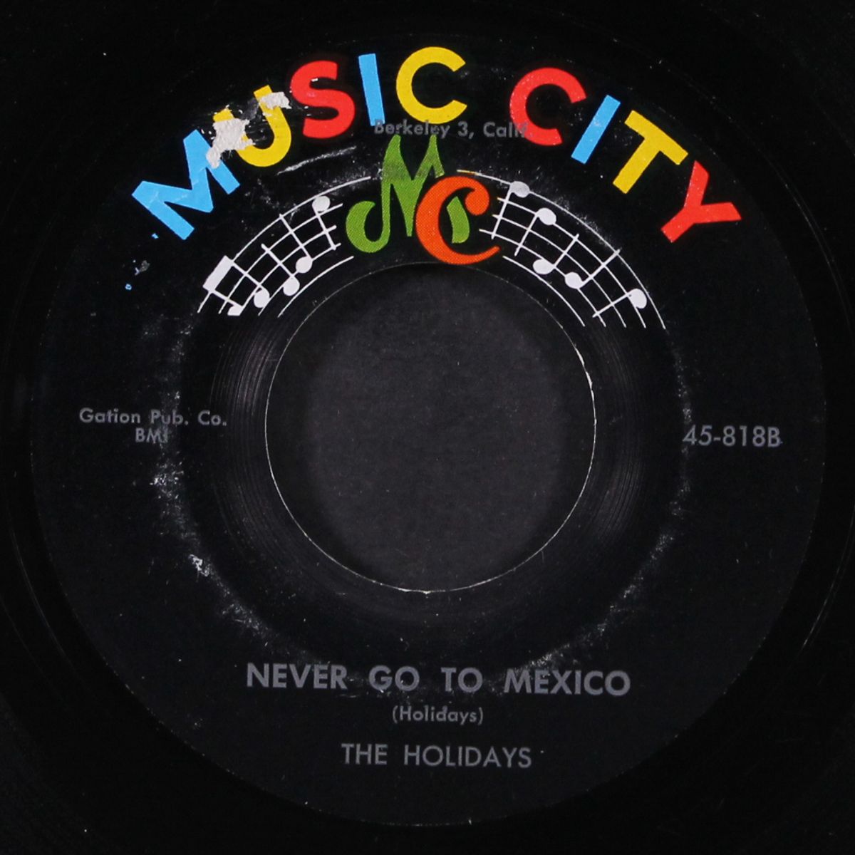 never go to mexico / music city hop by HOLIDAYS / JOHNNY GEORGE