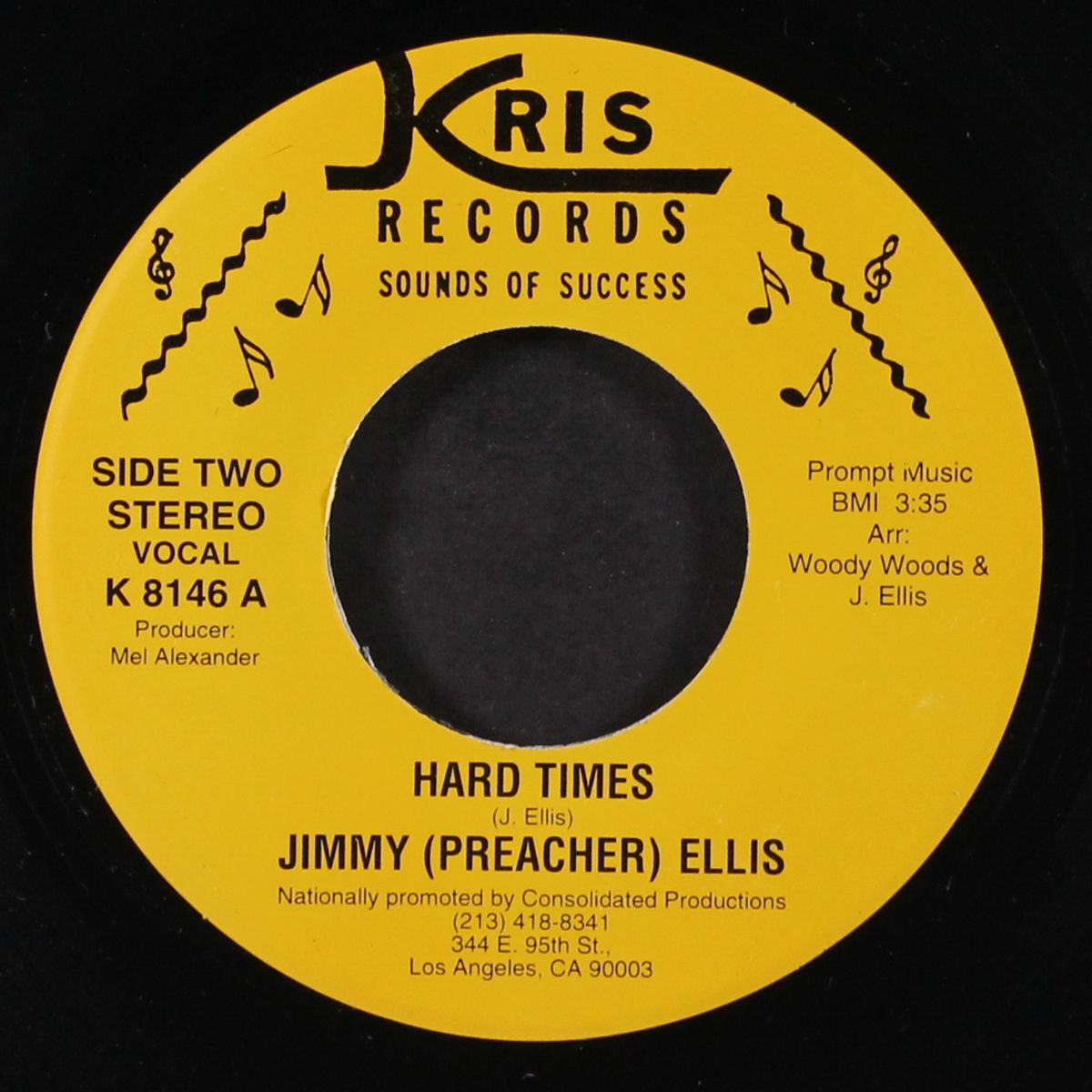 everyday's a holiday with the blues / hard times by JIMMY (PREACHER) ELLIS