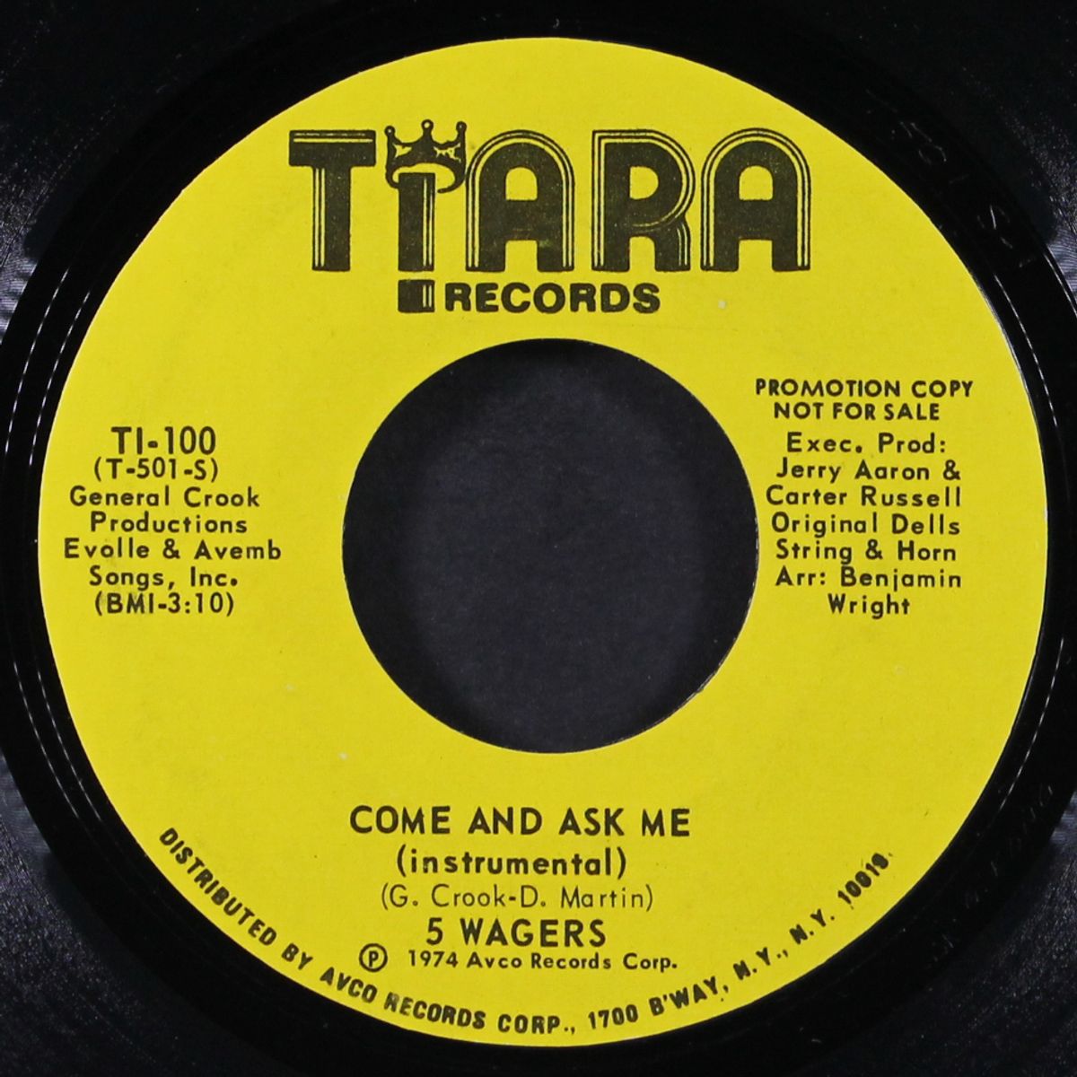 come and ask me / same by 5 WAGERS