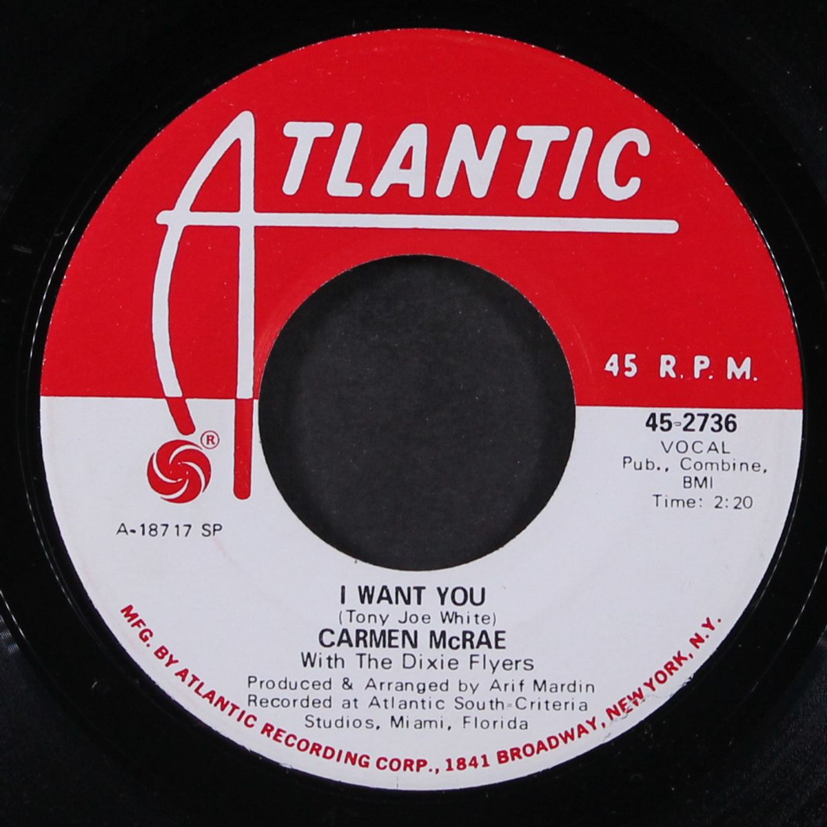 just a little lovin' / i want you by CARMEN MCRAE