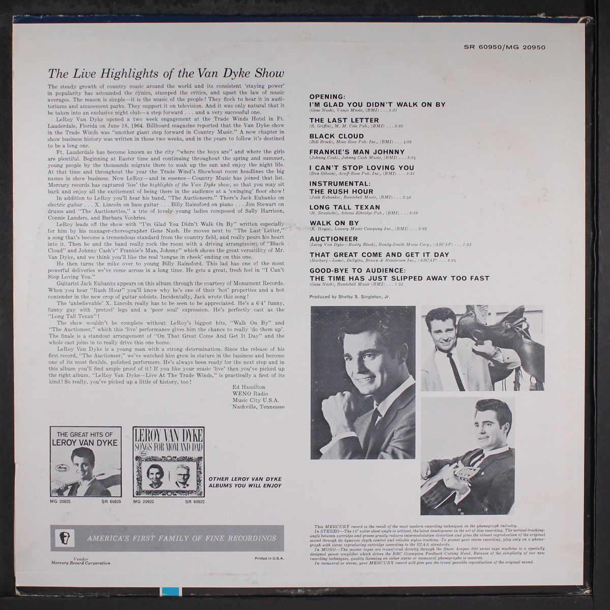 at the trade winds by LEROY VAN DYKE