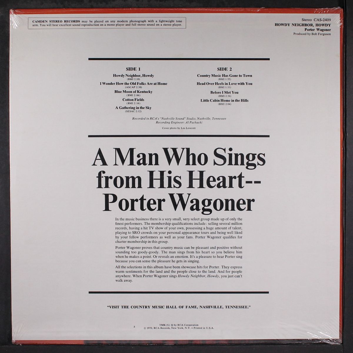 howdy neighbor, howdy by PORTER WAGONER