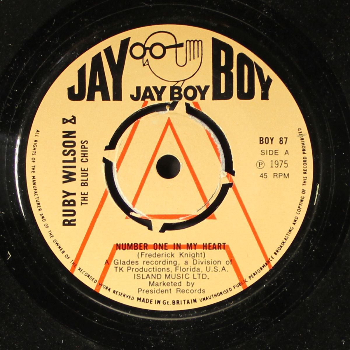 number one in my heart by RUBY WILSON & BLUE CHIPS