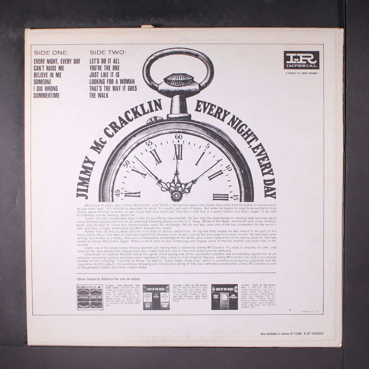 every night, every day by JIMMY MCCRACKLIN