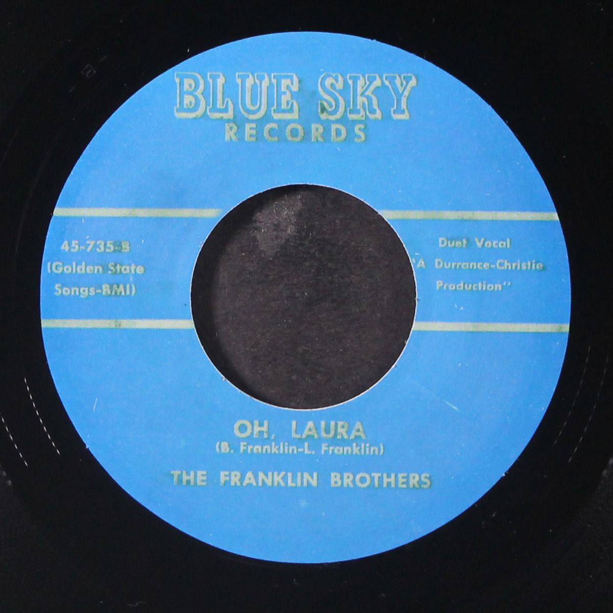 mr. policeman / oh, laura by FRANKLIN BROTHERS